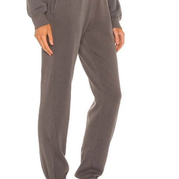 Lovers + Friends Neutral Gray Cropped Sweatshirt & Joggers Set - Picture 4 of 7